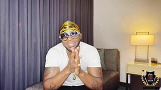 Big butt babe Kaia Angel bends over, taking Rome Major's huge cock deep in doggystyle pounding action.