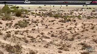 Monster Cock Caught in Public Cave Blowjob with Intense Cumshot