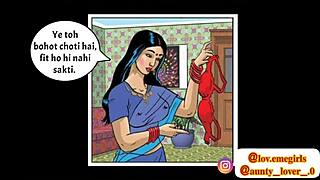 Savita Bhabhi kicks off episode 1 part 1 in classic Indian style