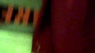 Blonde milf gringa raw shows tits and panties in amateur flashing action