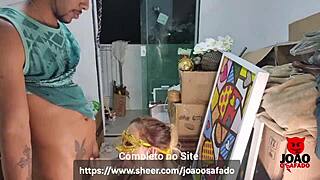 a married woman eagerly takes the neighbor's big cock in intense interracial pov creampie action