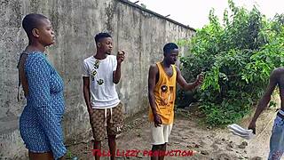 Raw Fucking Neighbors Outside On Rainy Day