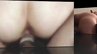 Milf Wife's Perfect Ass Shakes During Intense Homemade Anal Orgasm