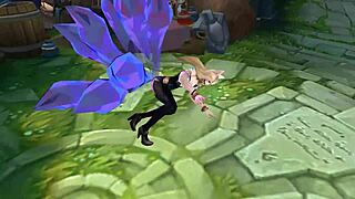 Kda ahri sexy moans in korean voice ryona from league of legends 😘