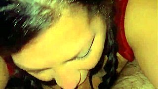 Curvy amateur MILF delivers quick sloppy blowjob with deepthroat in homemade video