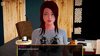 What happens when a redhead amateur with big tits plays erotic games?