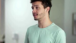 Petite teens Kinsley Kane and Quinn Wilde in costumes suck and fuck guy's big cock in threesome