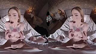 DARK ROOM VR BIG ASS BENT OVER FOR SHAVED PUSSY HANDJOB