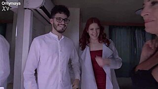 Onlymaya - Behind The Scene Two Hot Girls Fucked Hard By Two Horny Voyeurs