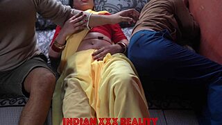 Indian Desi Teacher Massages Student in Tight Wet Pussy Cosplay