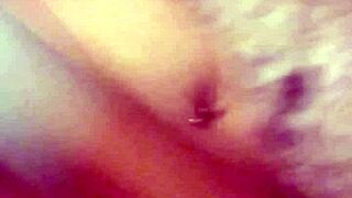 Blonde milf gringa raw shows tits and panties in amateur flashing action