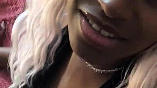 Knight Long dominates his first porn scene pounding whore Kalifornia Kay with massive cock