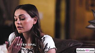 Big tits milf scissoring with young lesbian