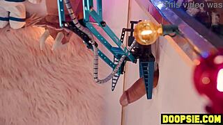 Two big dick shemale hotties team up with a tiny asian teen at the arcade