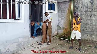 Raw Fucking Neighbors Outside On Rainy Day