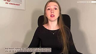 Taste Rejection in Glass CEI Ruined Orgasm Humiliation