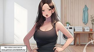 jerk off loser janitor caught sniffing panties spanish femdom