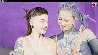 Shy goth punk alt teen 18+ experiences first time anal with toys and fingering. Tight pussy licked in cunilingus session leading to gaping orgasm.