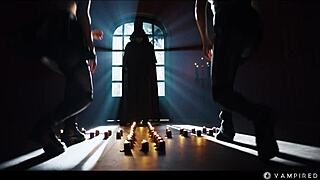 Trapped Lesbian Slayers Submit to Succubus Lezdom Control!