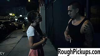 she got extreme rough fucked in ass during pickup encounter with intense action