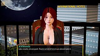 What happens when a redhead amateur with big tits plays erotic games?