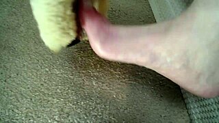 Oh Wow! Hairy Pussy and Big Ass in Retro Style with Barefoot Feet and Tiny Panties Selection!