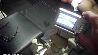 glasses asian babe pounded hard backstage