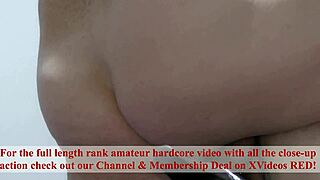 Master degrades squirting milf slut with body writing creampie