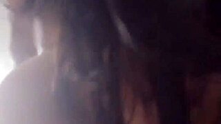 Cuck films girlfriend moaning wildly on thick brazilian cock