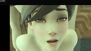 Tracer Doggystyle Bent Over Creampie!