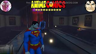 superman bangs hot prostitutes in wild comic fuckfest