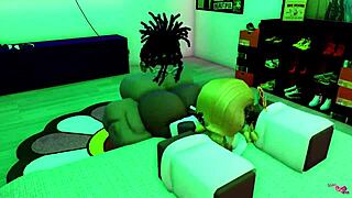 viper and candy fuck passionately in their new house