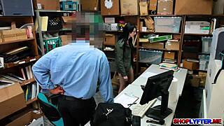 Perfect Tits Alex Harper Fucked Hard In Shop Office