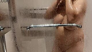 Caught her naked in the bathroom showering