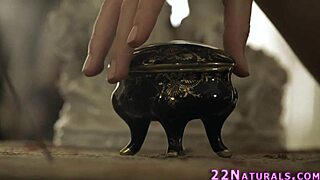 european blonde babe rubs pussy to hot cumshot finish 😈