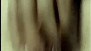 vcs teases lover with closeup hairy pussy fingering