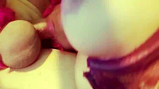 Petite Latina Deepthroats Friends Thick Cock Christmas Gift