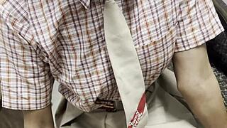 Indian boyfriend fucks hot girl at college residence dorm