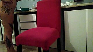 guy pounds cute big ass mature backstage in kitchen riding hard