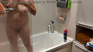 Caught her naked in the bathroom showering