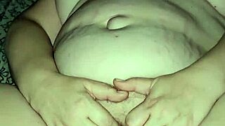 Milf fingers her soft pussy until she cums hard