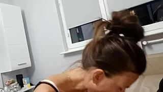 first massive cock gets fully sucked dry by eager fan