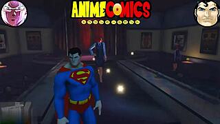 superman bangs hot prostitutes in wild comic fuckfest