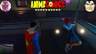 superman bangs hot prostitutes in wild comic fuckfest