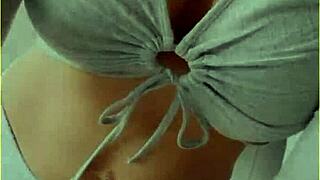 wow wifey flashes those perfect tits