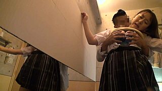 i'm spying on this huge jap bbw getting secret massage action...