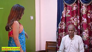 Who’s This Old Man Drilling Two Sexy Indian Beauties?