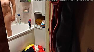 Caught her naked in the bathroom showering