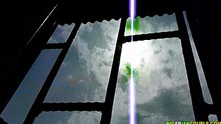 ugly ebony wife massages monster black cock for homemade handjob cum