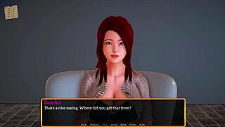 redhead amateur shows off her big homemade tits